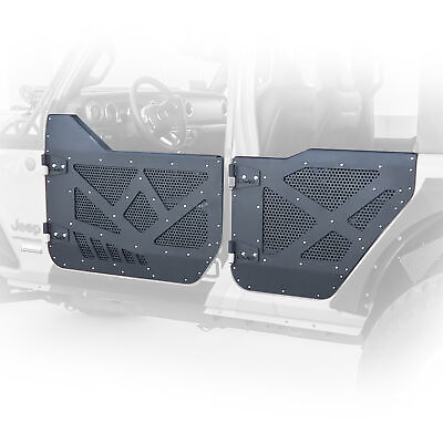 #ad DV8 Offroad for 18 22 Jeep 4 Door JL JT Aluminum Half Doors with Perforated Mesh $749.99