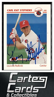 #ad Carl Ray Stephens 1991 Line Drive #248 Redbirds TTM IP Signed Autographed $2.95