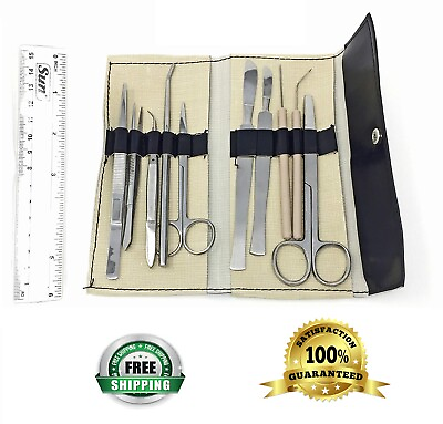 #ad Advance Biology Dissecting Kit #x27;Black#x27; Vinyl Case for Dissection Experiments $16.99