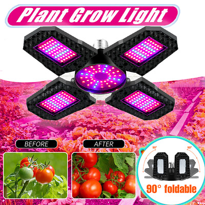 #ad Foldable LED Grow Light Indoor Greenhouse Flower Plant Phyto Cultivation Lamp $17.47