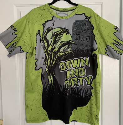 #ad All the Way Live Designs Men#x27;s XL Down amp; Dirty T Shirt Made In USA $23.00