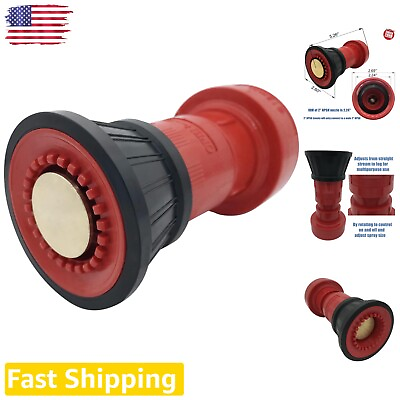 #ad Versatile Multipurpose Fire Hose Nozzle with Rotating Control for Firefighting $31.99