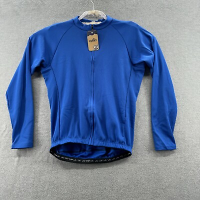 #ad borah NWT womens size m full zip cycling jacket fleece $34.88