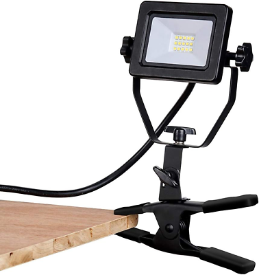 #ad ZONE INDUSTRY CORP. 1200 Lumens Portable LED Clamp Work Light with 5ft 120V for $31.63