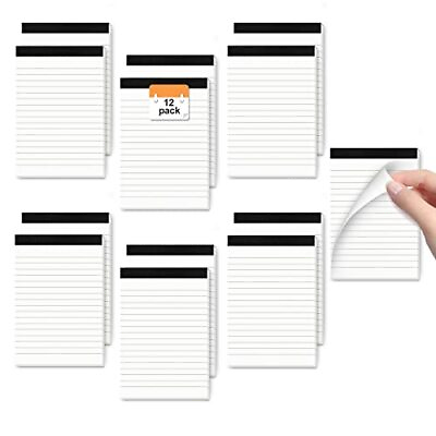 #ad 12 Pack 4 x 6 Inch Note Pad for Office Small Notepads for Daily Planning Pock... $23.73
