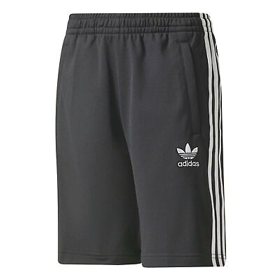 #ad BQ5387 Youth Adidas Original J SST Superstar Shorts Black White $19.66
