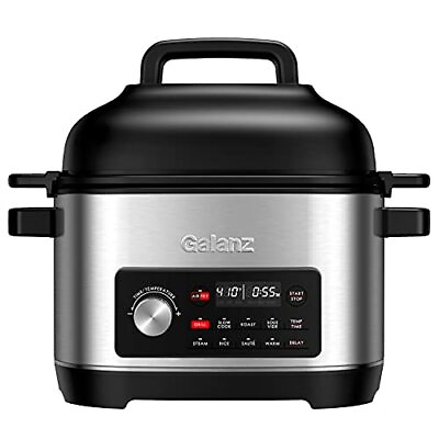 #ad 8 in 1 Multi Cooker with Air Fry Sous Vide Rice Sauté Slow Cook Steam R... $206.74