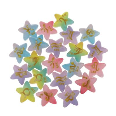 #ad 20x Colorful Constellation Decor DIY Crafts Jewelry Wall Case Ornament 2.6cm $7.22