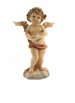 #ad Christmas Great Gift Couple Angel With Parchment H 6 5 16in $75.43