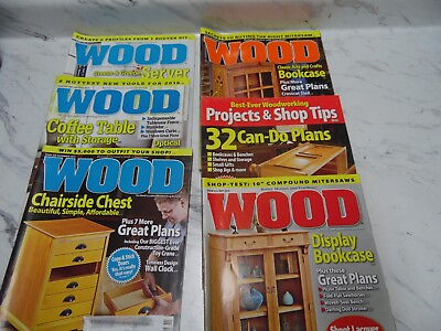 #ad 🎆Wood Magazine Lot of 6 Jan Mar May July Sept Better Homes amp; Gardens🎆 $17.98