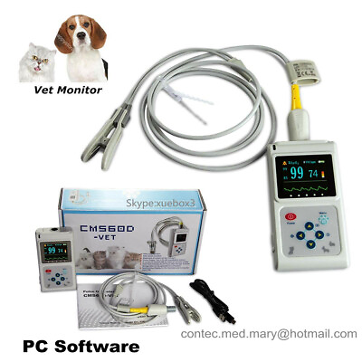 #ad Color Veterinary animal Pulse Oximeter for family or hospital CONTEC CMS60D VE $99.00