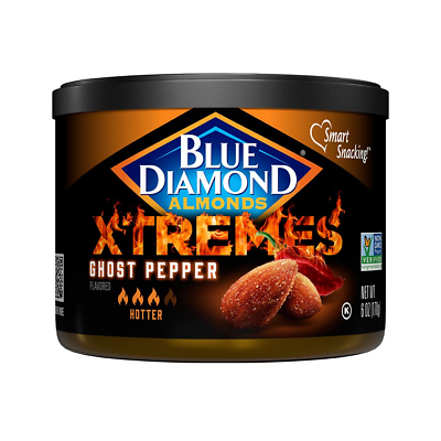 #ad #ad XTREMES Ghost Pepper Flavored Snack Nuts 6 Oz Resealable Cans Pack of 1 $13.52