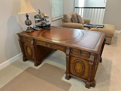#ad Executive Home Office Partner Desk by Hooker Furniture Seven Seas Collection $1000.00
