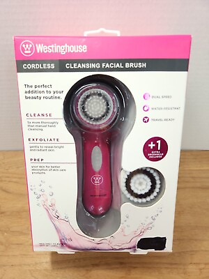 #ad Westinghouse Cordless Cleansing Facial Brush 2 Speed Water Resistant NEW Sealed $12.99