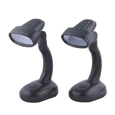 #ad HOMESMART ABS Thermoplastic Polymer Flexible Desk LED Light Lamp Black Gifts $34.99