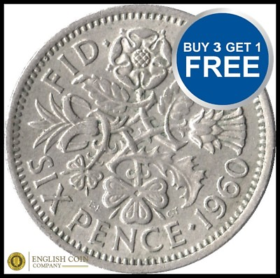 #ad Sixpence Each Choose your Date 1947 1967 FREE Pamp;P All Dates BIRTHDAY COIN GBP 2.29