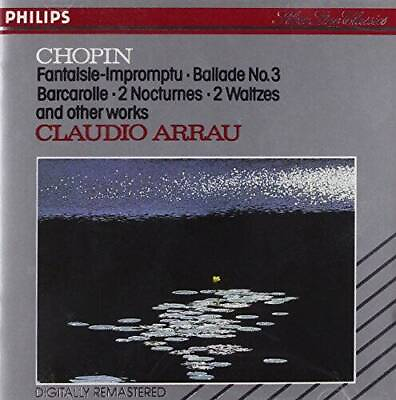 #ad Chopin: Piano Works: Fantasie ImpromptBallade No 3Barcarolle2 Nocturn GOOD $5.44