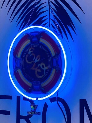 #ad Electric Light Orchestra Logo Acrylic Board 12quot;x12quot; Neon Lamp Sign Nightlight EY $80.99
