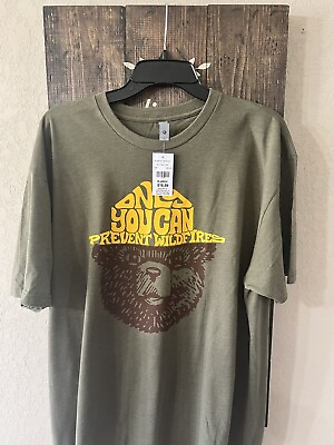 #ad New Smokey The Bear Only You Can Prevent Wildfires Classic Mens T Shirt XL $8.50