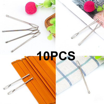 #ad 10x Elastic Threader Adjustable Clip Rope Band Drawstring Cord Guide Sewing Tool $11.26
