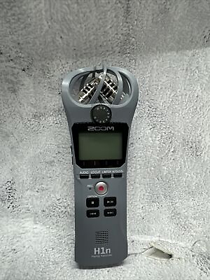 #ad Zoom H1n Portable Handy Recorder with Microphone Grey. Q $56.95