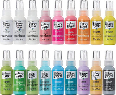 #ad Gallery Glass Window Paint 2 oz 18 Colors YOU CHOOSE $7.99