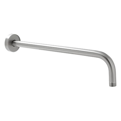 #ad Shower Head Arm Extension with Flange 15 inch Wall Mounted Arm Brushed Nickel $14.99