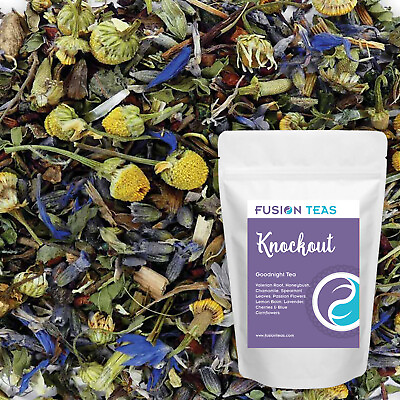 #ad Knockout Goodnight Herbal Tea Premium Loose Leaf Fusion Teas $4.00