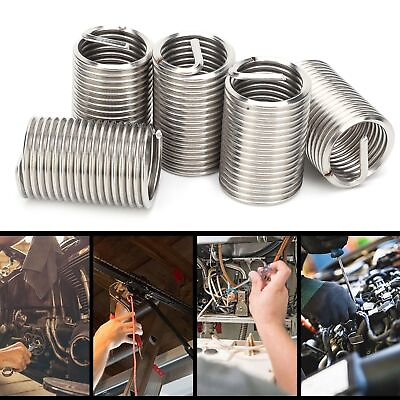 #ad 5Pcs Thread Inserts Male Female Reducing Nut Stainless Steel Fastener M24x3x2.5D $15.21