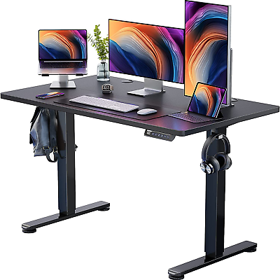 #ad Height Adjustable Electric Standing Desk 48 X 24 Inches Sit Stand up Desk $222.17