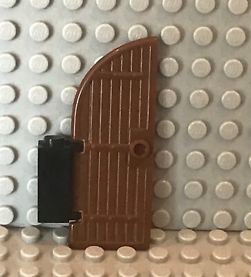#ad LEGO Brown Door 1x3x6 with Curved Top Including Hinge $4.85