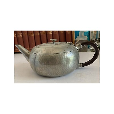 #ad Antique Circa 1800#x27;s Georgian Style • Bravingtons quot;Renownquot; Pewter Teapot $34.95