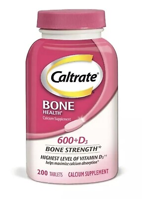 #ad Caltrate 600D3 Calcium amp; Vitamin D Supplement 200 Tablets Bone Strength 6 2024 $15.99