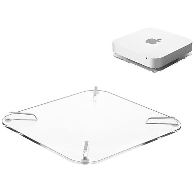 #ad Desktop Stand for Apple Mac Mini 2010 2023 Transparent Acrylic Flat Stands H... $28.14
