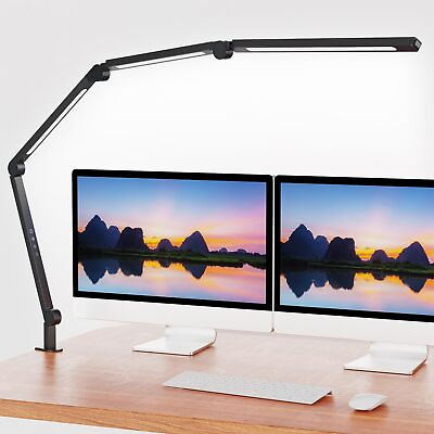 #ad LED Desk Lamp with ClipFlexible 4 Section 3 Light Source Office Desk Lamp4 ... $58.95