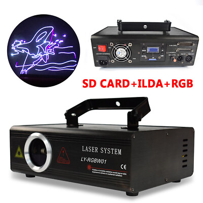 #ad Laser Animation Projector Light Scan Lamp Party Stage Show Lighting Effects RGB $183.75