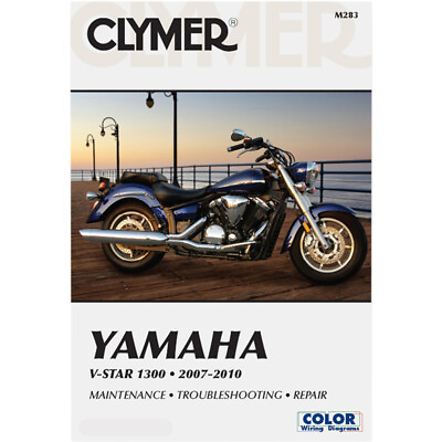 #ad CLYMER Physical Book for Yamaha Vstar V Star 1300 2007 2010 M283 $35.95