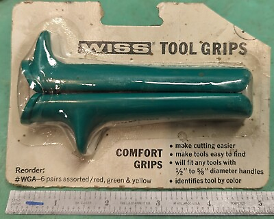 #ad GREEN Wiss Tool Grips Replacement For Shears Or Snips NOS $14.99