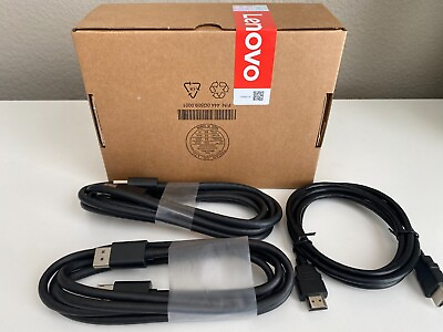 #ad NEW SEALED Lenovo Thinkpad 40AY0090US Universal USB C Dock HDMI 2 DP Cables $147.00