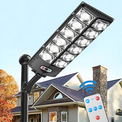 #ad 4.5KW Commercial LED Outdoor Dusk to Dawn Solar Street Light Road Area Lamp US $32.96