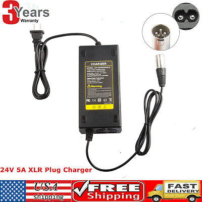 #ad New 24V 5A Max E Scooter Battery Charger For Invacare Pronto M41 Wheelchair $18.95