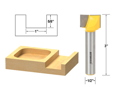 #ad 1quot; Bottom Cleaning Router Bit 1 2quot; Shank Yonico 14973 $13.95