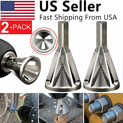 #ad Deburring External Chamfer Tool Stainless Steel Remove Burr Tools Drill Bit Tool $7.79