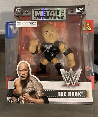 #ad WWE The Rock Die Cast Figure Exclusive Loot Crate Figure $8.00