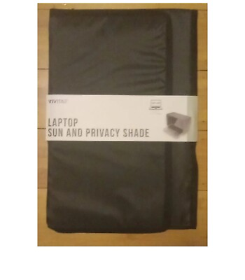 #ad Vivitar Laptop Sun amp; Privacy Shade Fits up to 15quot; 16quot; Laptops New Condition $5.00