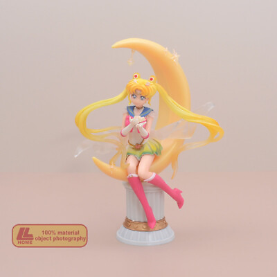 #ad Anime Sailor Moon Tsukino Usagi Luna PVC Action Figure Statue Toy Girl Doll Gift $18.39