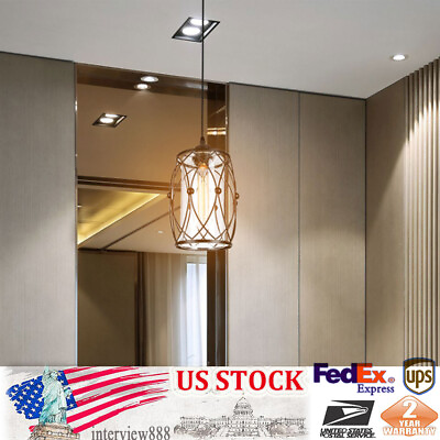 #ad Industrial Hanging Lamp Plug in Pendant Light Dining Room Fixture Chandelier 60W $20.90