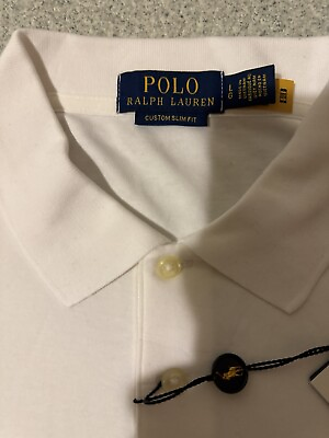 #ad Polo Ralph Lauren Mens Short Sleeve Polo Shirt Custom SlimFit Variety Color NWT $60.00