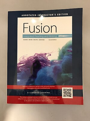 #ad Fusion Integrated Reading and Writing Bk 2 2nd ed ANNOTATED INSTRUCTOR#x27;S $14.36
