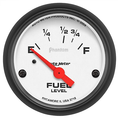 #ad AutoMeter 5718 Phantom Electric Fuel Level Gauge $71.99